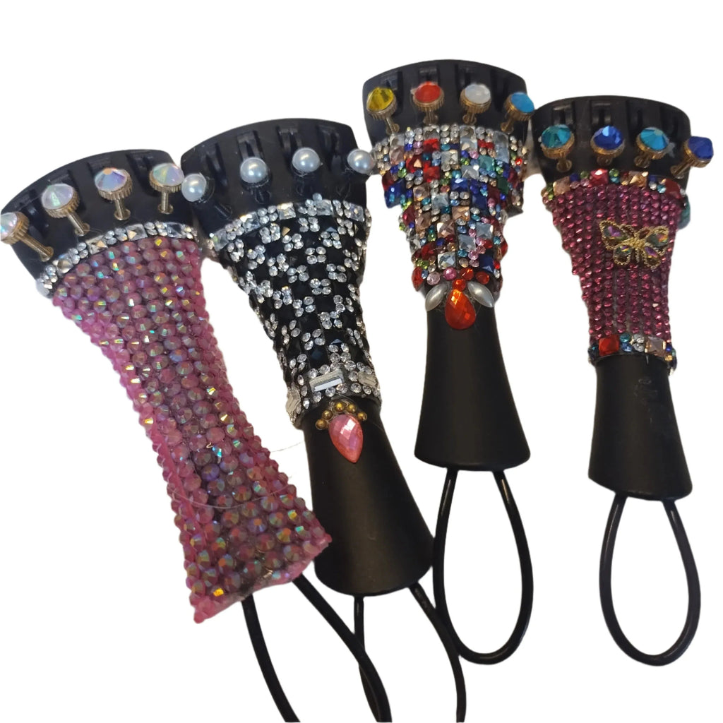 Rozanna's Onyx Lattice Violin Tailpiece