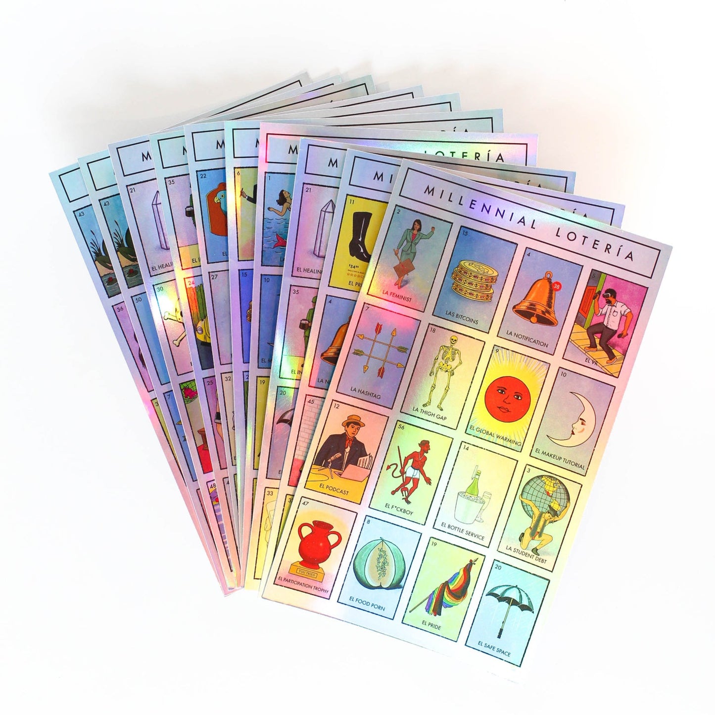 Millennial Lotería: La Shiny AF Edition