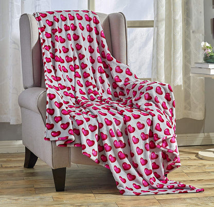 Christmas Blanket Cozy Festive Holiday Throw Blanket 50" x 60"