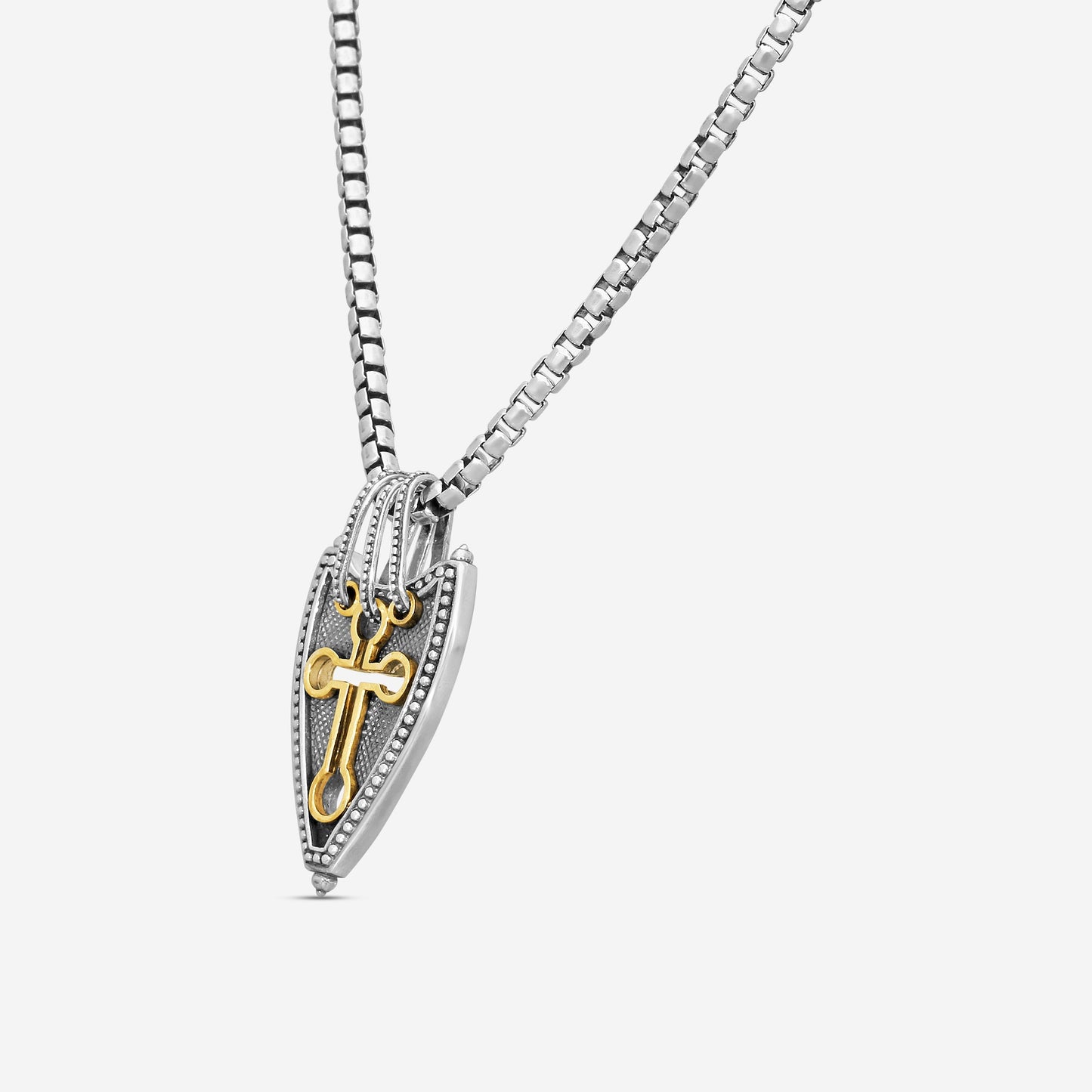 KONSTANTINO – “Myrmidones” Sterling Silver & Bronze Necklace – KOKJ372-131-300-22

Chain Length: 22.0 in.