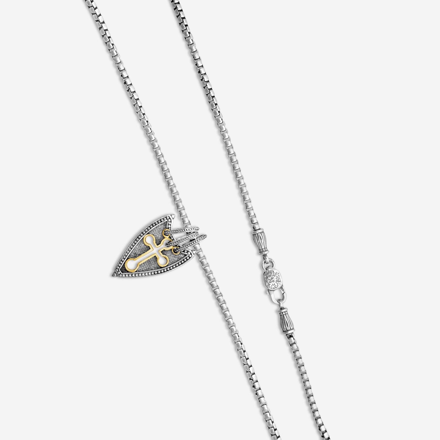 KONSTANTINO – “Myrmidones” Sterling Silver & Bronze Necklace – KOKJ372-131-300-22

Chain Length: 22.0 in.
