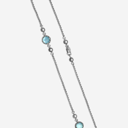 KONSTANTINO – “Gen K 2” Sterling Silver, Aquamarine Triplet Necklace (AT: 8 mm) – KOKJ501-131-655-20 2U

Chain Length: 20.0 in.