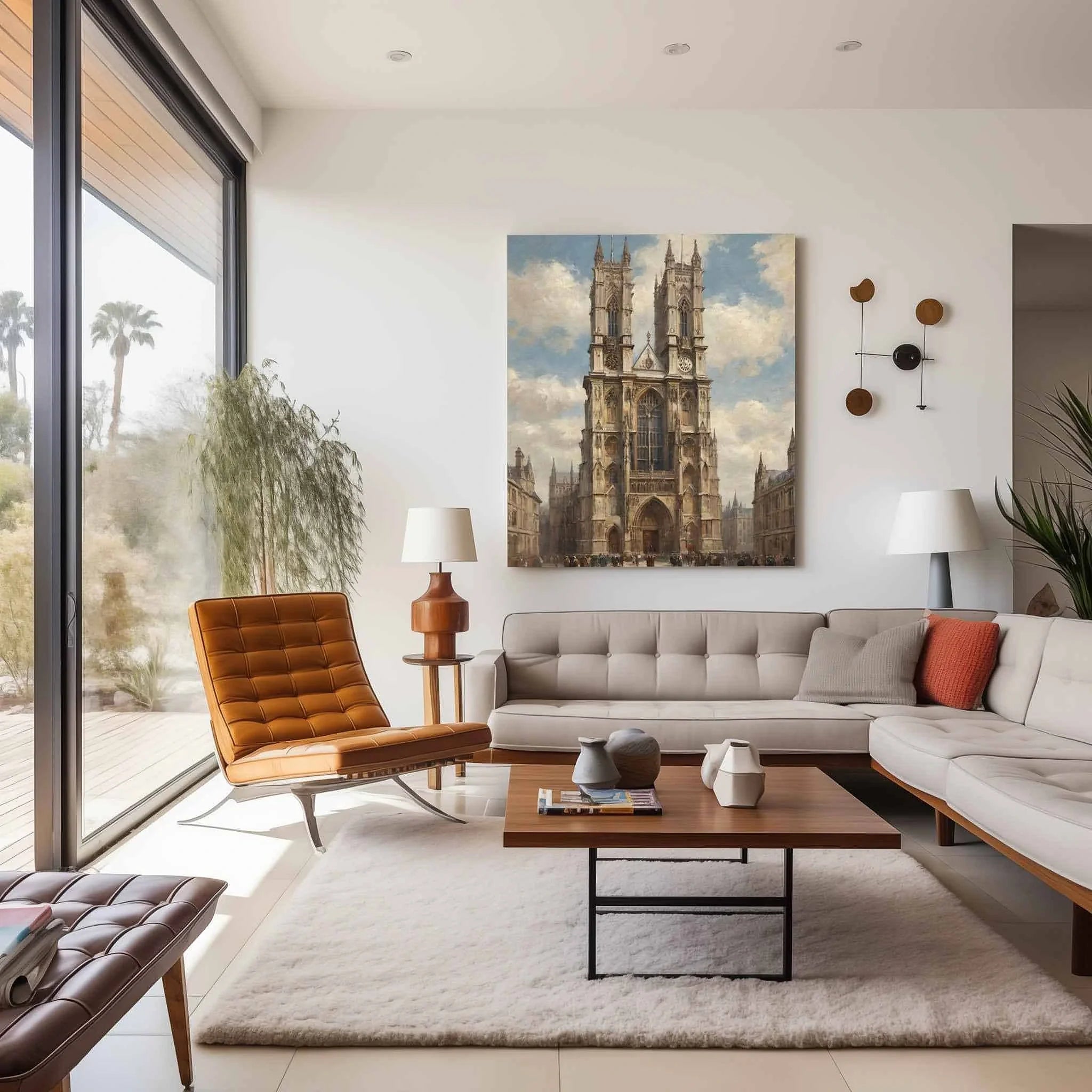 Westminster Grace: Iconic Abbey & Gothic Architectural Masterpiece Oil Painting