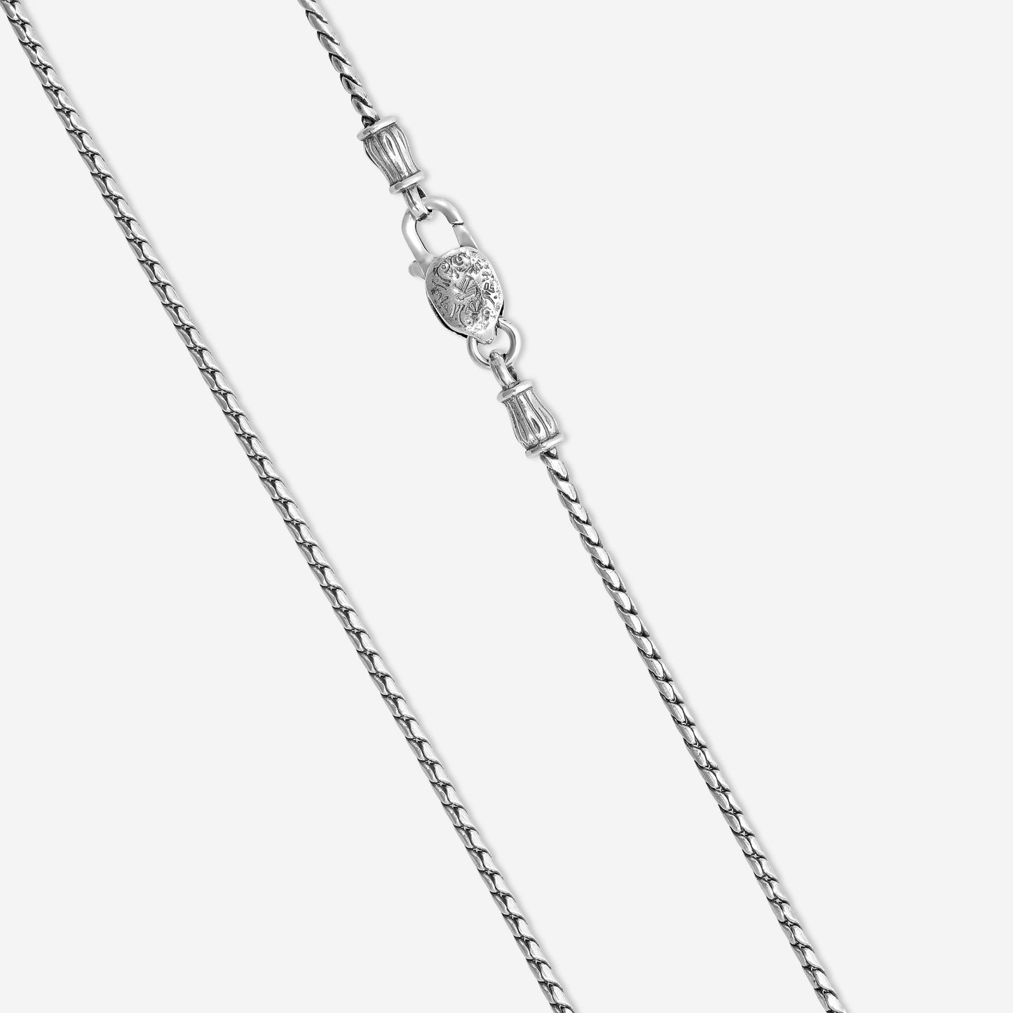 "KONSTANTINO - ""Dome"" Sterling Silver & 18k Yellow Gold, Corundum Pendant (COR: 1.25mm) - MEKJ734-538  Pendant Dimensions: 1.25 x 1.00 in. S/S Chain Included:CHKJ22-131-18 (Length - 18in.)"