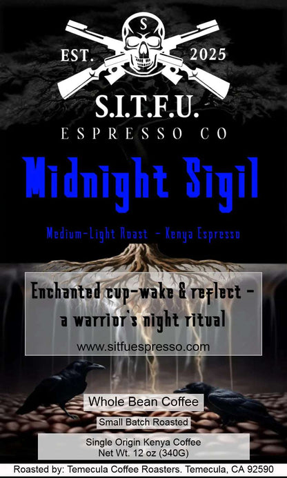 Midnight Sigil Kenya Espresso.