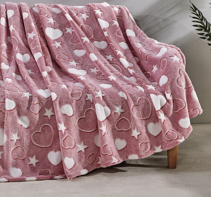 Christmas Blanket Cozy Festive Holiday Throw Blanket 50" x 60"