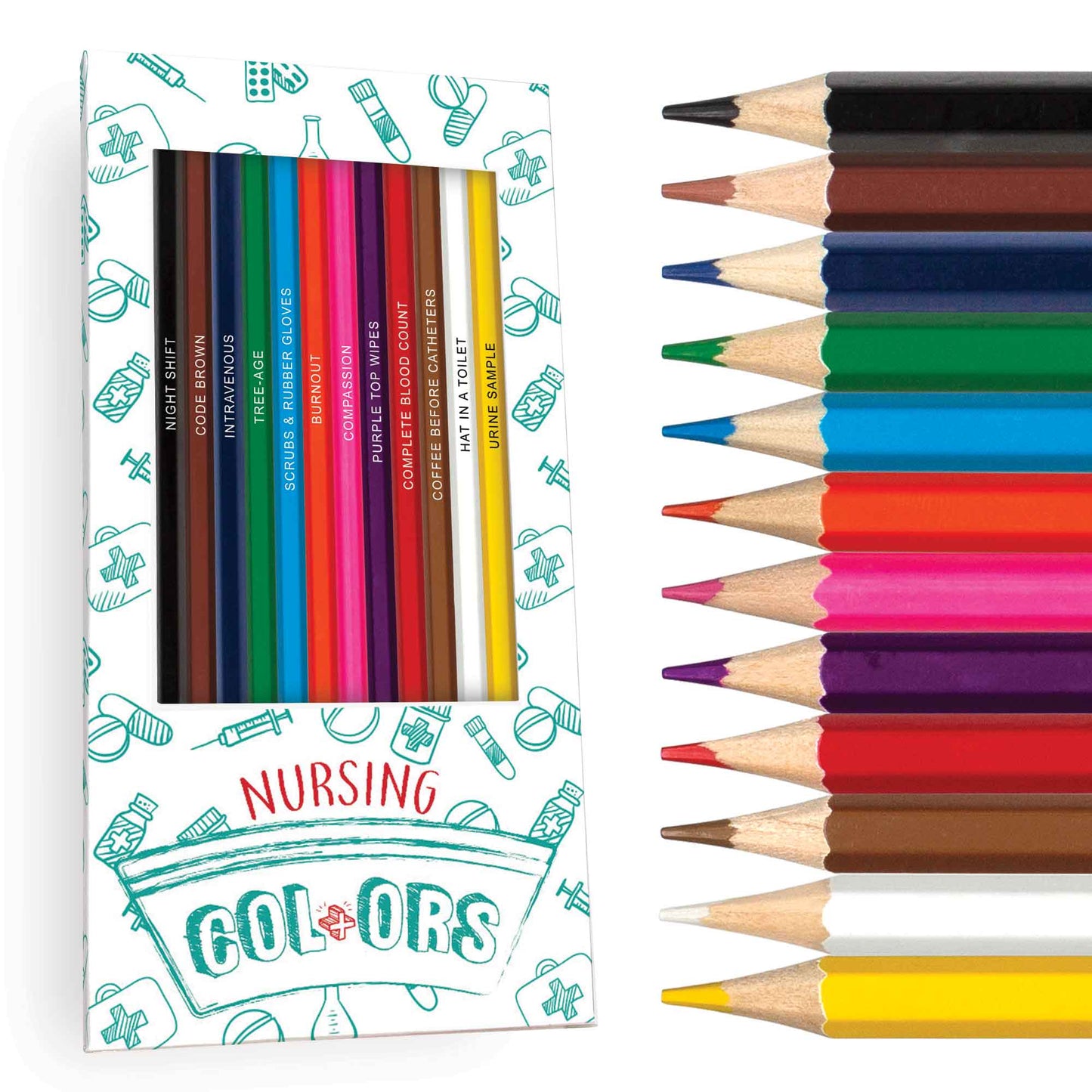 Nurse Colors Colored Pencils