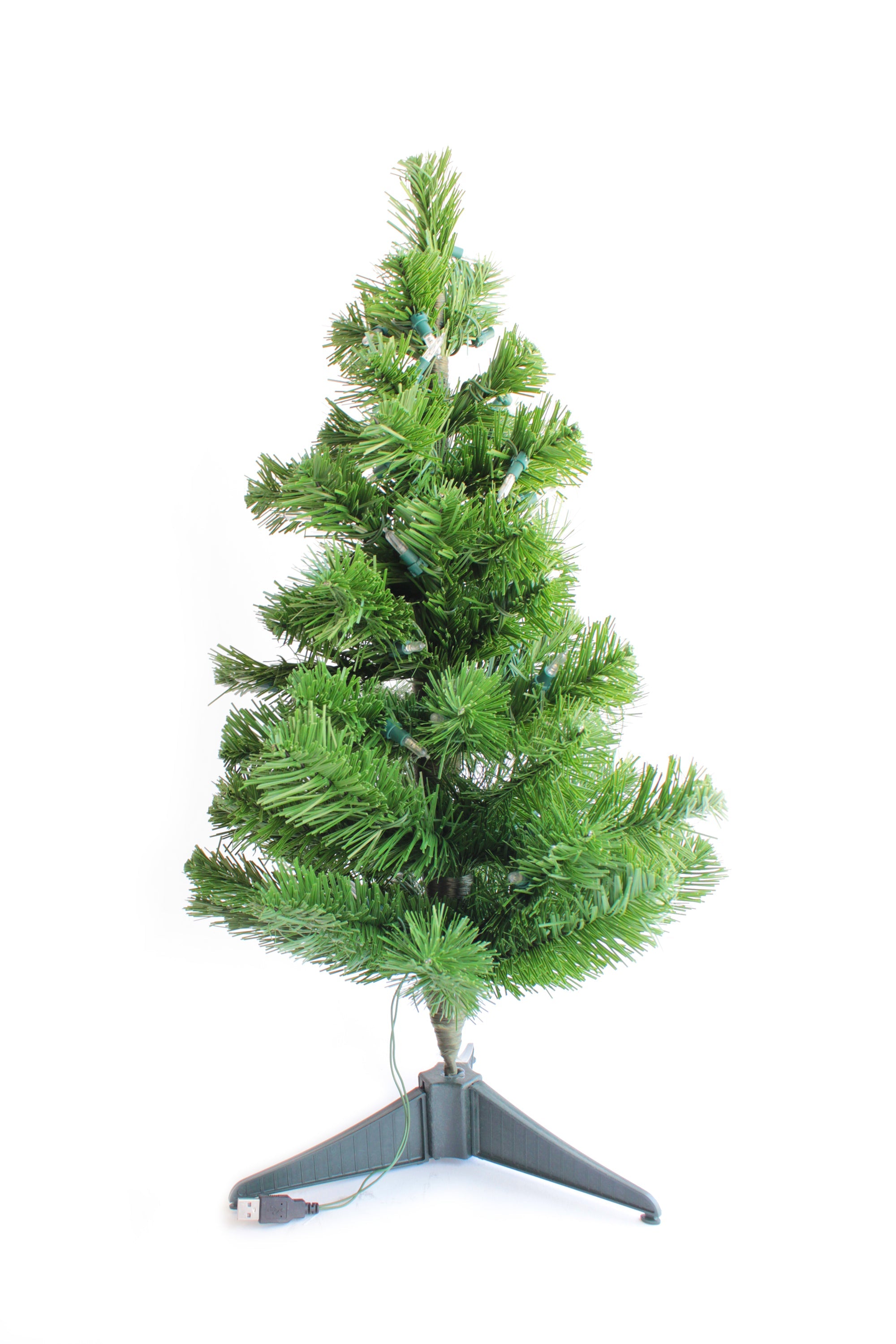 2' Pre-Lit USB Tabletop Tree