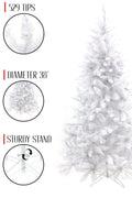 White Spruce Tree with Metal Stand