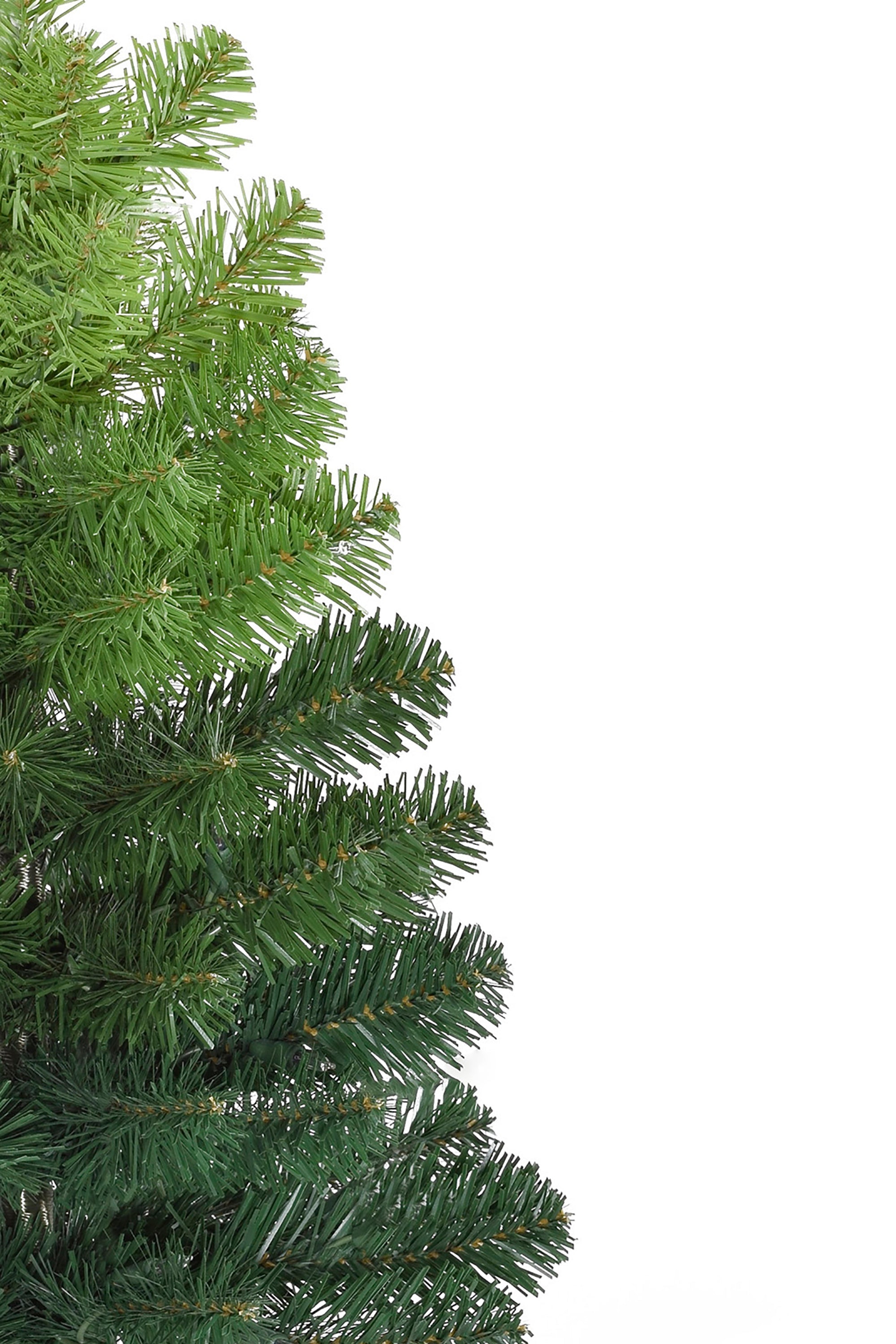 24" Tabletop Ombre Green Christmas Tree with Plastic Stand
