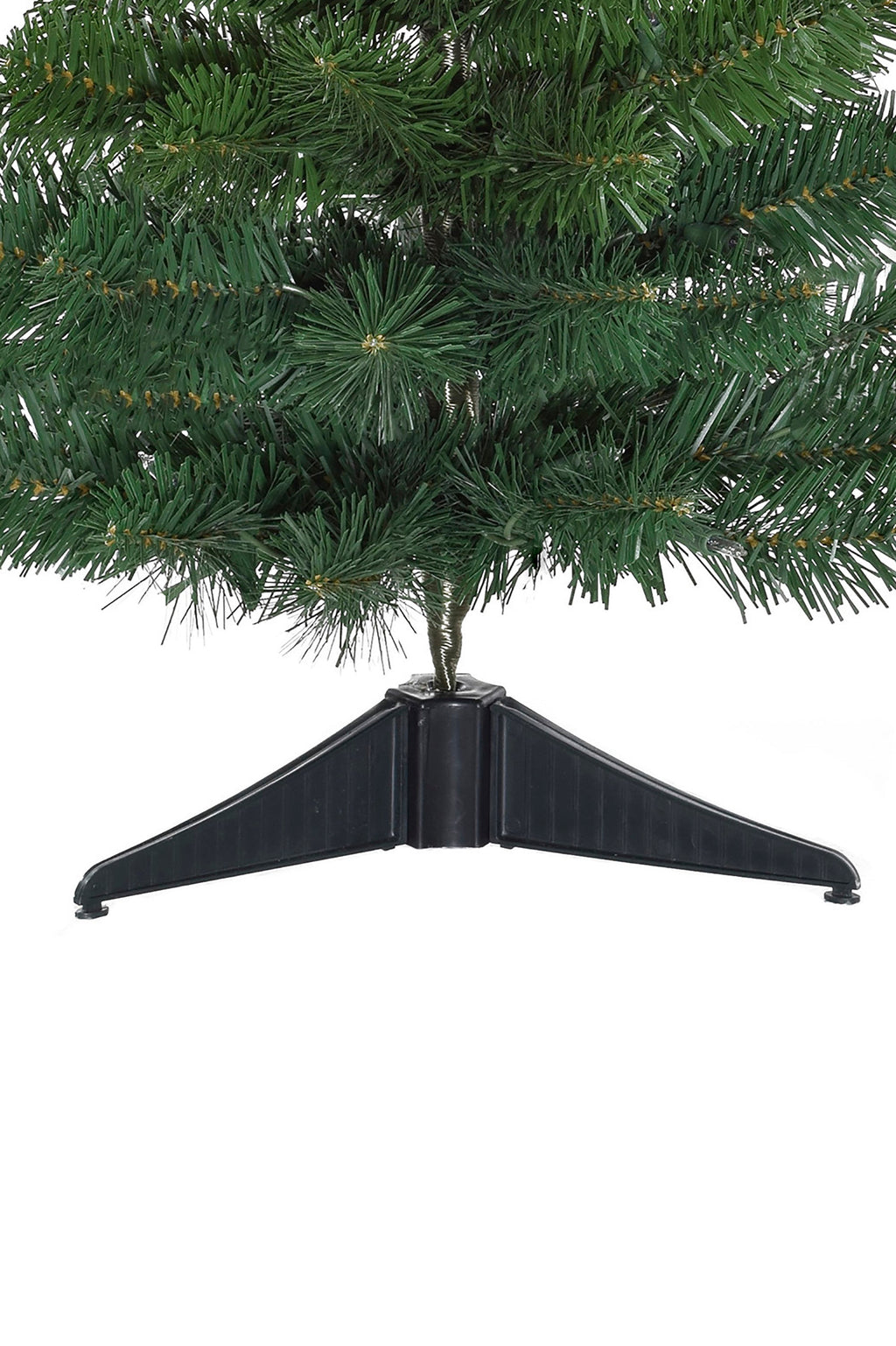 24" Tabletop Ombre Green Christmas Tree with Plastic Stand