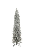 6.5 ft Pencil Snow Flock Tree