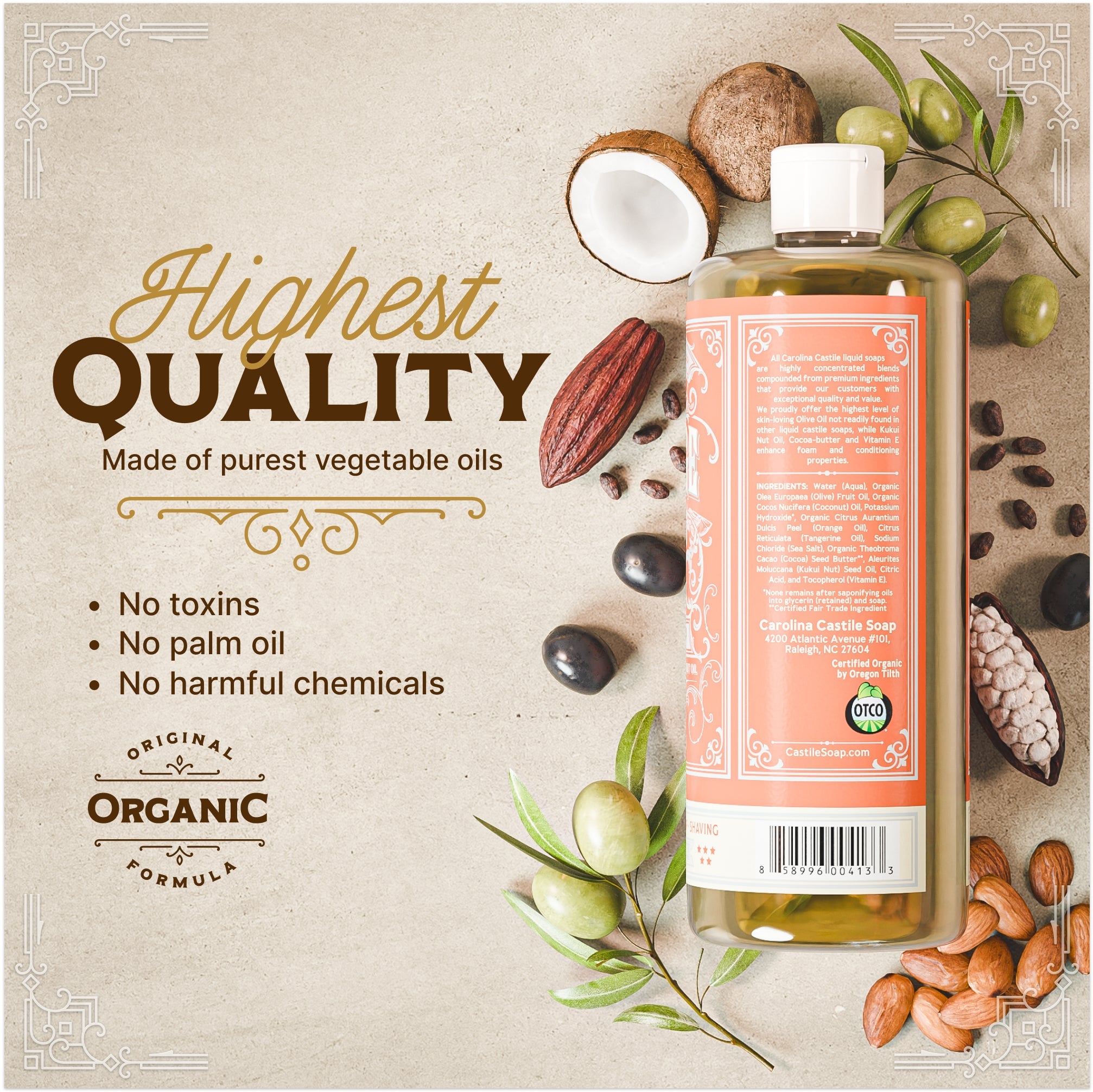 Orange Castile Soap