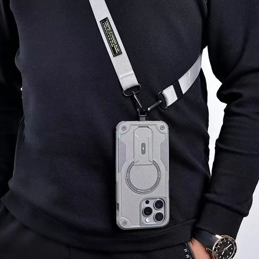 Crossbody Magnetic Holder Case For iPhone