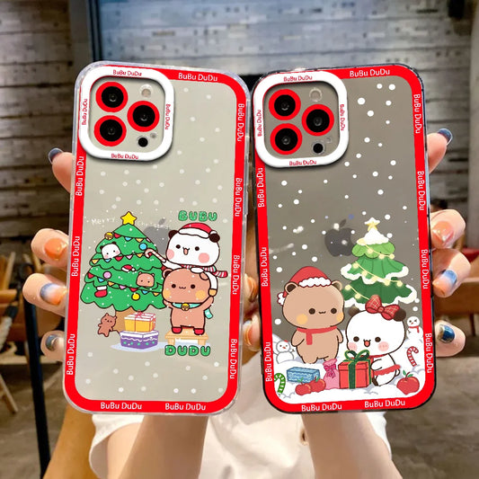 Bubu And Dudu Merry Christmas Phone Case For iPhone