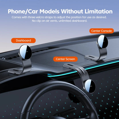 Toocki N52 Strong Magnetic Car Phone Holder Rotation Mobile Bracket GPS Cell Phone Stand in Car For Magsafe For iPhone15 14 13