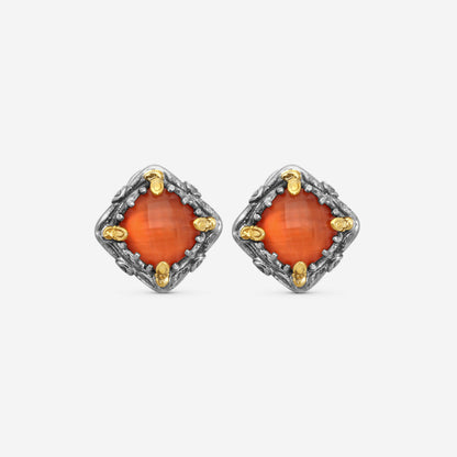 KONSTANTINO - "Gen K" Sterling Silver & 18k Yellow Gold, Carnelian Doublet Earrings (CAR: 7.50mm) - SKKJ685-547

Earring Dimensions: 0.44 in.