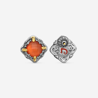 KONSTANTINO - "Gen K" Sterling Silver & 18k Yellow Gold, Carnelian Doublet Earrings (CAR: 7.50mm) - SKKJ685-547

Earring Dimensions: 0.44 in.