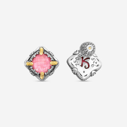 KONSTANTINO - "Gen K" Sterling Silver & 18k Yellow Gold, Tulite Doublet Earrings (TUL: 7.50mm) - SKKJ685-548

Earring Dimensions: 0.44 in.