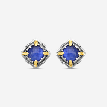KONSTANTINO - "Gen K" Sterling Silver & 18k Yellow Gold, Sodalite Doublet Earrings (SOD: 7.50mm) - SKKJ685-562

Earring Dimensions: 0.44 in.