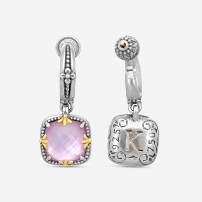 KONSTANTINO - "Gen K 2" Sterling Silver & 18k Yellow Gold, Pink Corundum Doublet Earrings (COR: 10mm) - SKKJ720-652

Earring Dimensions: 1.19 x 0.50 in.