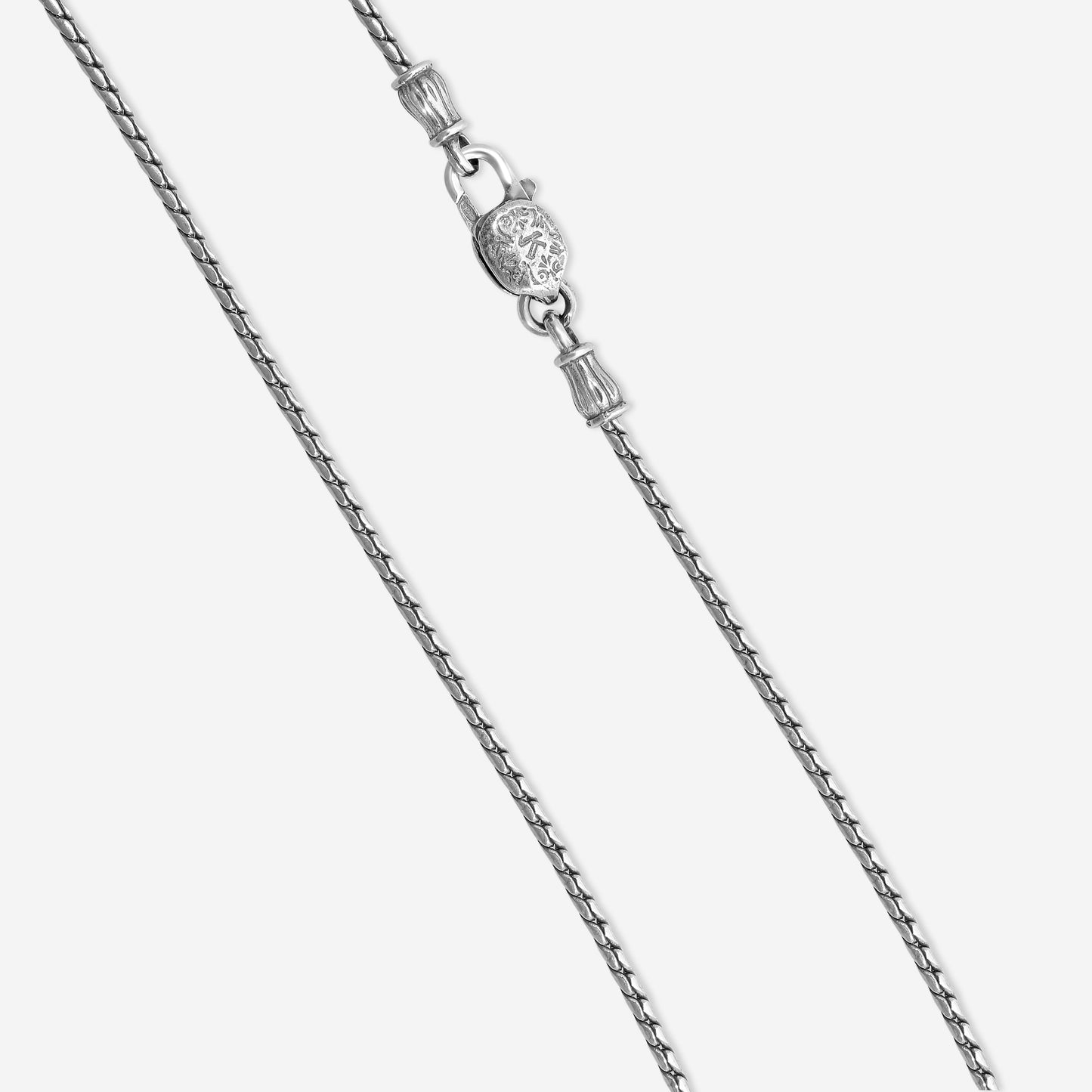 KONSTANTINO - "Gen K 2" Sterling Silver & 18k Yellow Gold, Yellow Agate Triplet Cross - STKJ425-649 S/S Chain Included:CHKJ22-131-18 (Length - 18in.)"