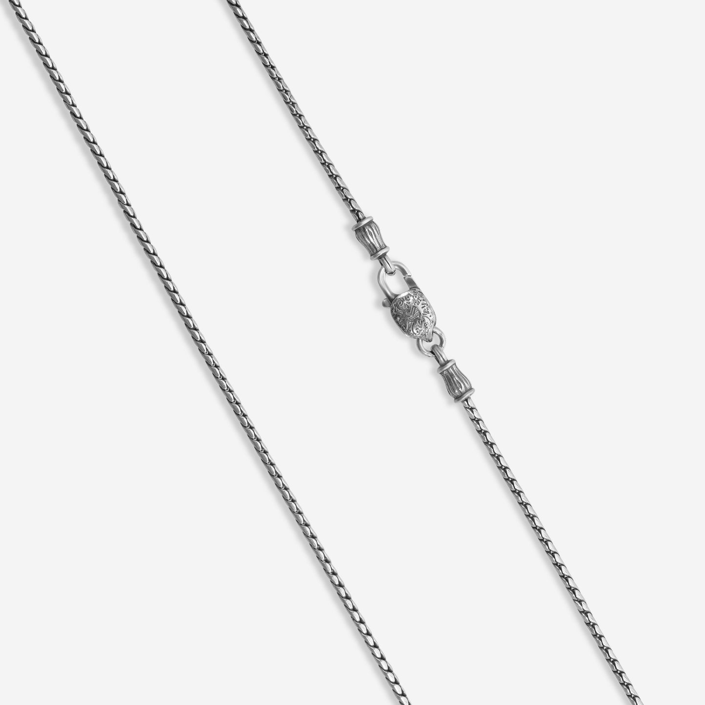 KONSTANTINO - ""Gen K 2"" Sterling Silver & 18k Yellow Gold, Pink Corundum Doublet Cross - STKJ425-652 S/S Chain Included:CHKJ22-131-18 (Length - 18in.)"