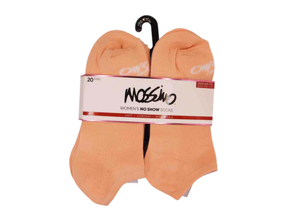 Mossimo Men's No Show Socks 20-Pack – Low Cut Ankle Socks for Sneakers, Everyday & Athletic Wear | Size 10-13, Bulk Value Pack