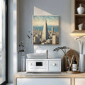 Transamerica Pyramid Poster Canvas Artwork - San Francisco Collection