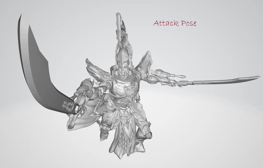 The First Phoenix by 3DArtGuy 32mm scale, 50mm or 100mm, Miniature War Gaming Figure, Grim Dark, Proxy, Space Elf