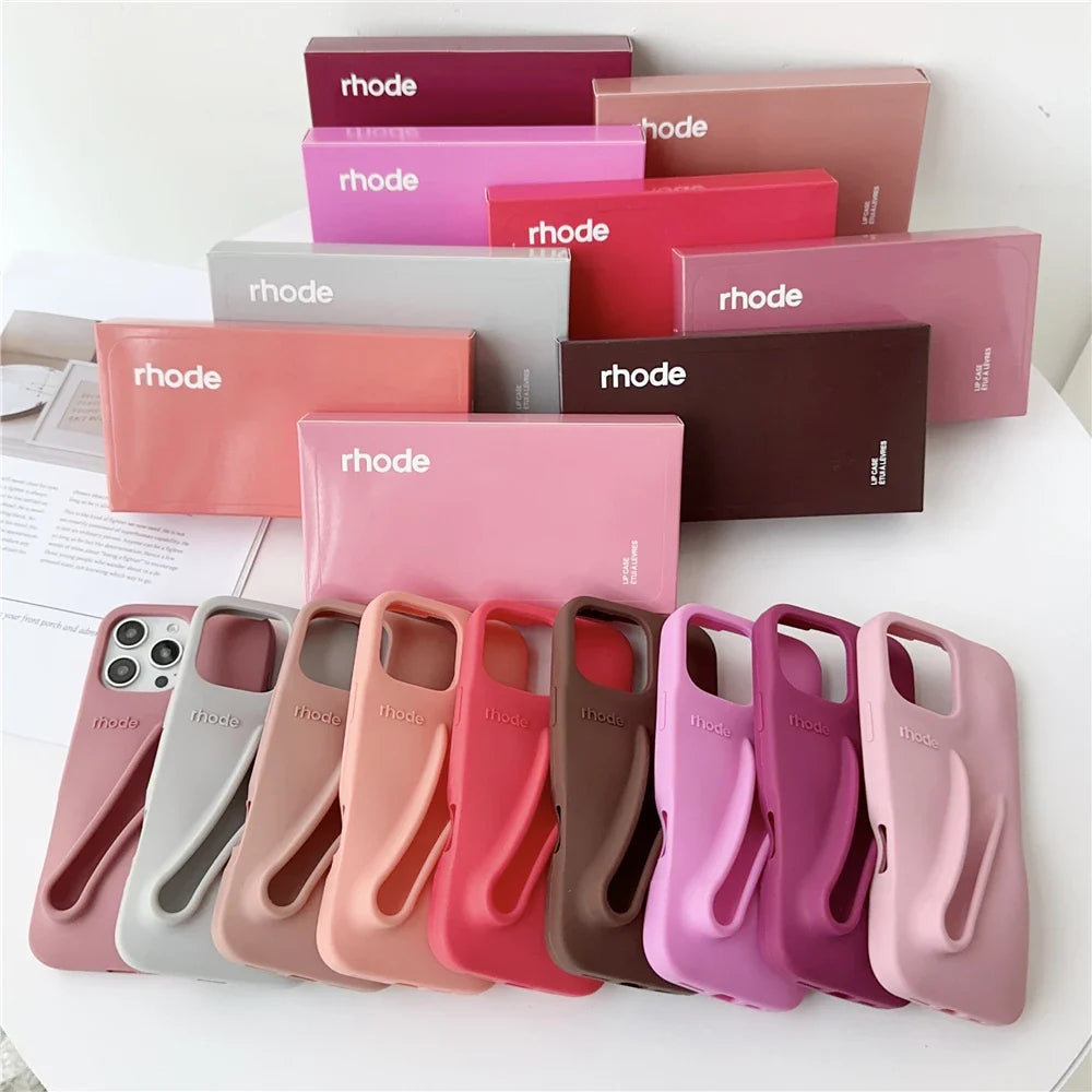 Set Gift Shopping Bag Rhode Phone Case For iPhone