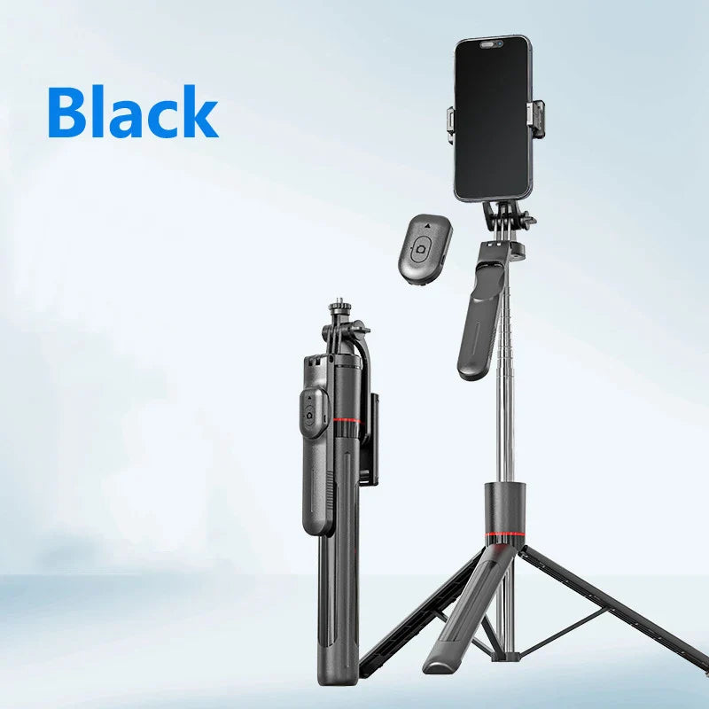 Selfie Stick 1.7 Meter Ultra Long Stretch Portable Phone Holder Bluetooth Remote With Fill light Tripod Stand For Live Broadcas