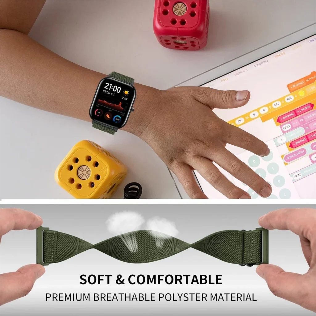 COROS Band Nylon Elastic Strap for Smartwatch - Comfortable Sport Band
