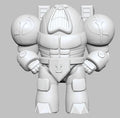 Terry the Psycho Warrior by 3DArtGuy 32mm scale, 50mm, Miniature War Gaming Figure, Grim Dark, Space, Proxy, Space King