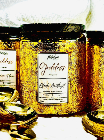 Unleash Your Inner Goddess with our Divine Glimmer Body Butter - With Gold Spoon