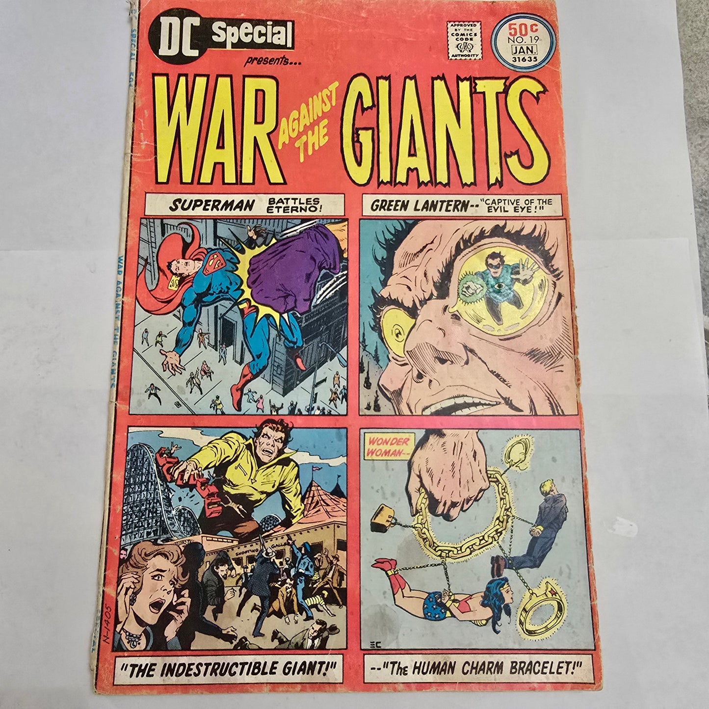DC Special #19 (1975) War Against the Giants – Bronze Age Giant