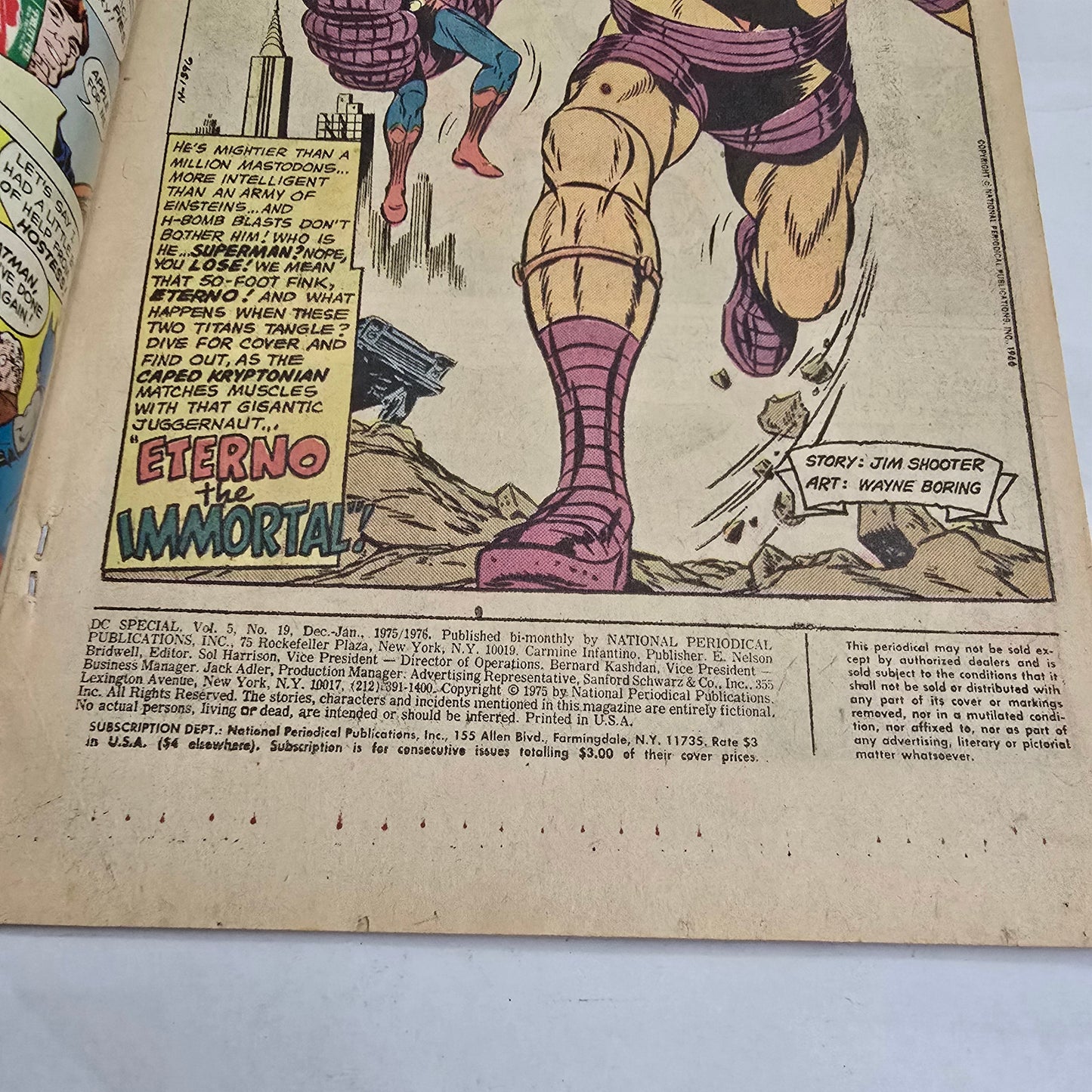 DC Special #19 (1975) War Against the Giants – Bronze Age Giant