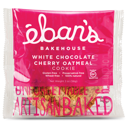White Chocolate Cherry Oatmeal Cookies - 12 pack