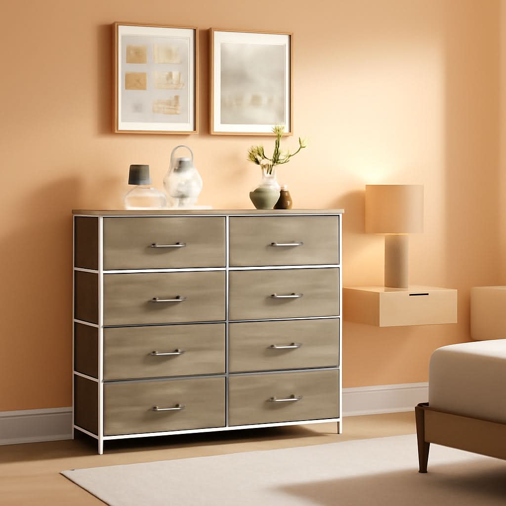 Sonoma White 6 Drawer Dresser For Bedroom Storage Organizer