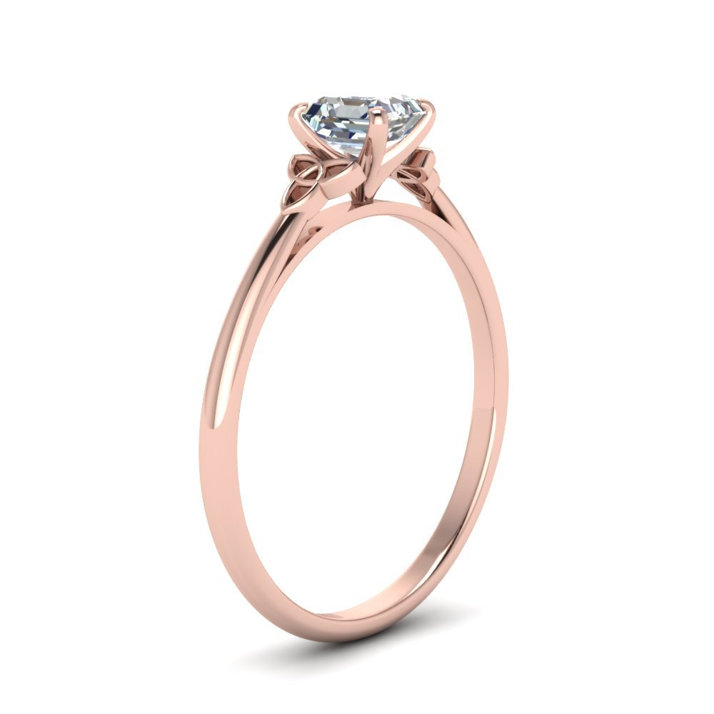 Celtic Solitaire Engagement Ring