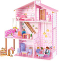 Wooden Dolls House Villa Style Premium Furnishings