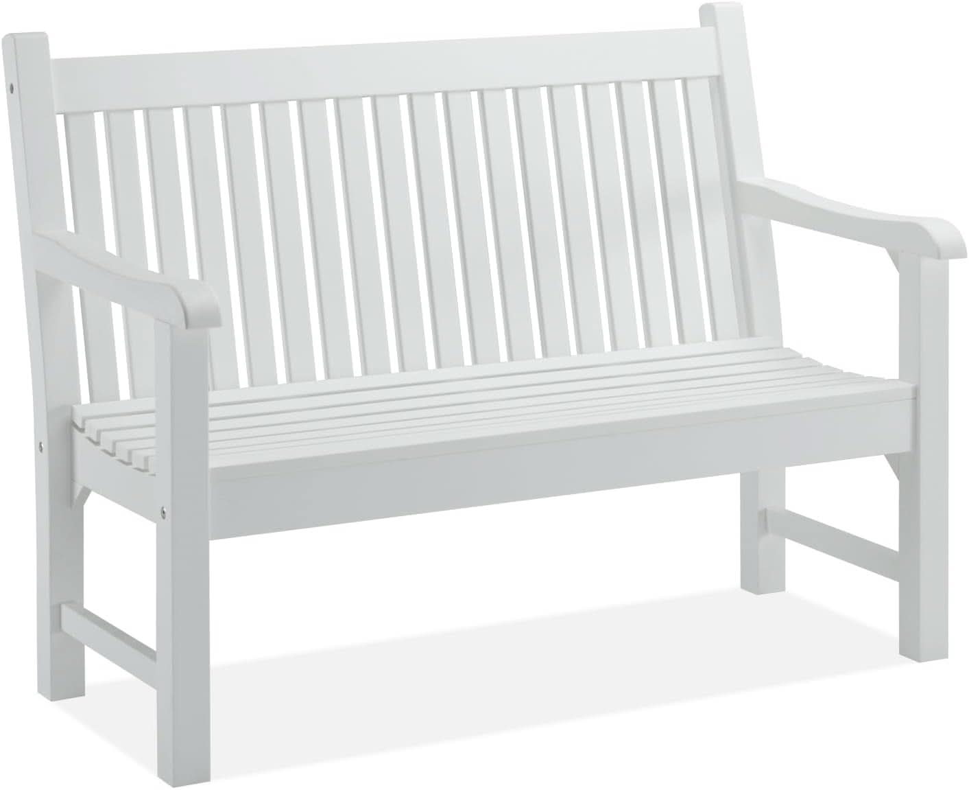 Two Person Weatherproof Poly Lumber Outdoor Bench Seating