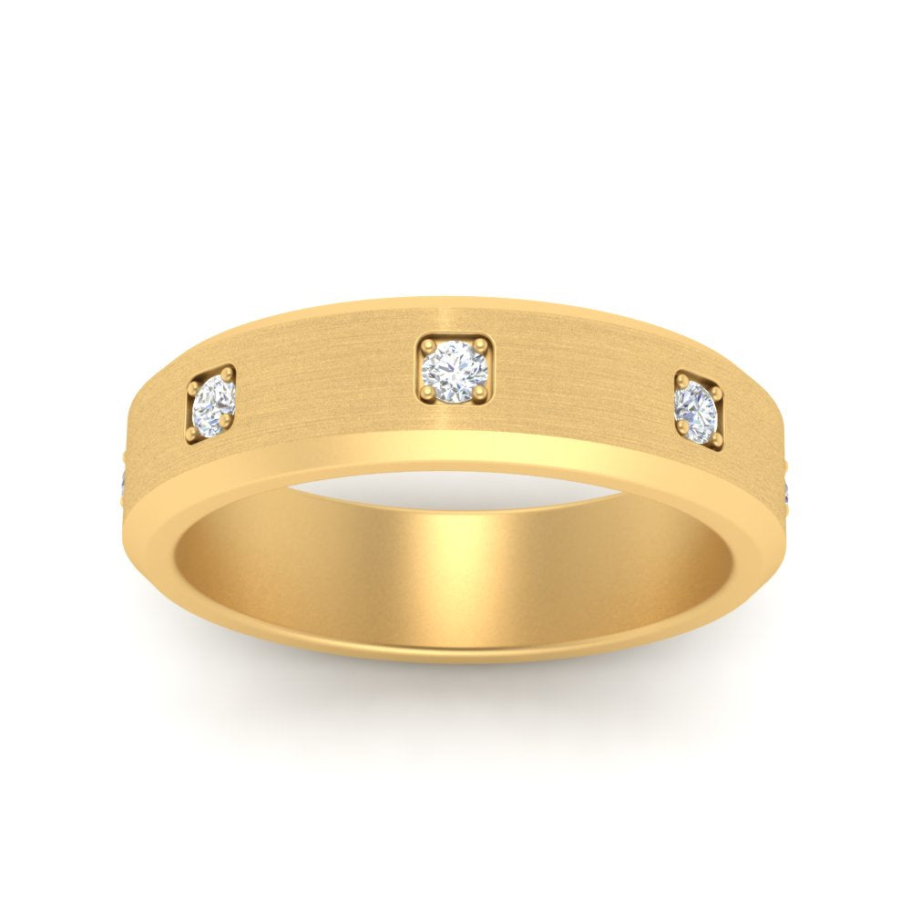 Beveled Mens Promise Ring