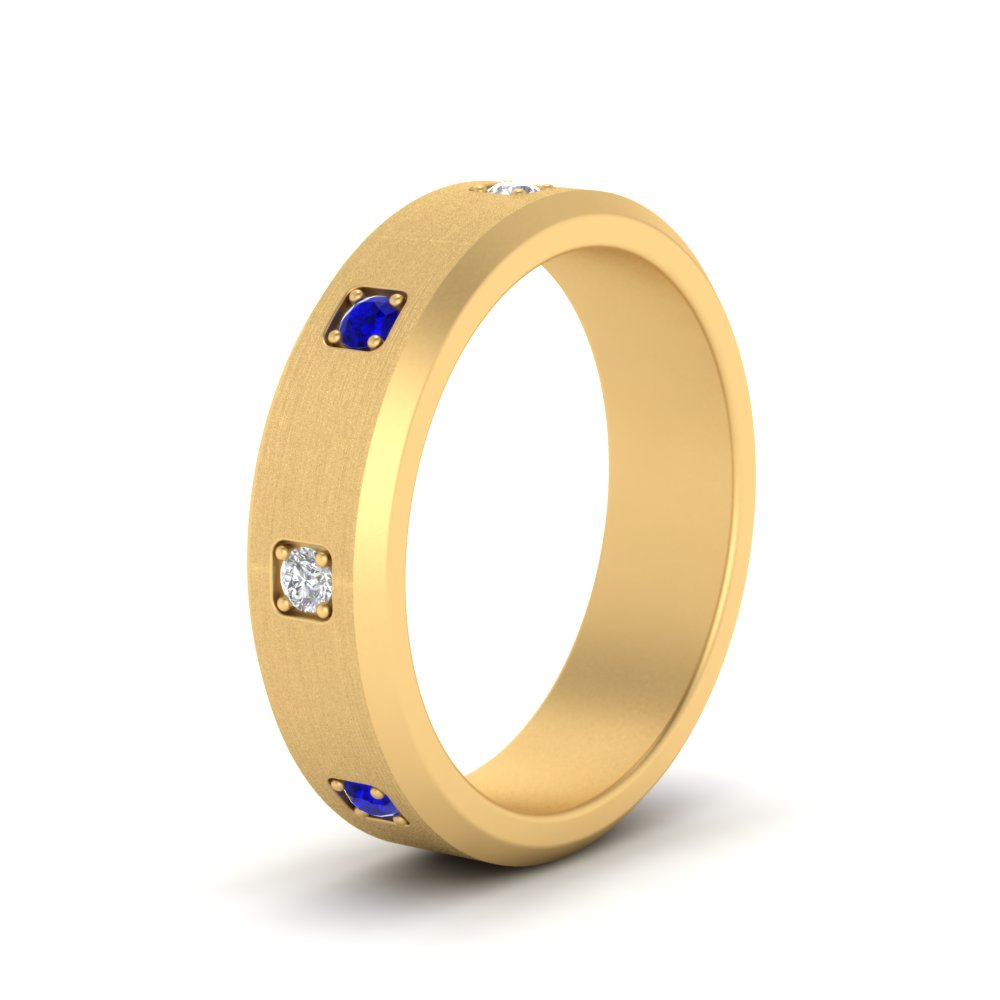 Beveled Mens Promise Ring