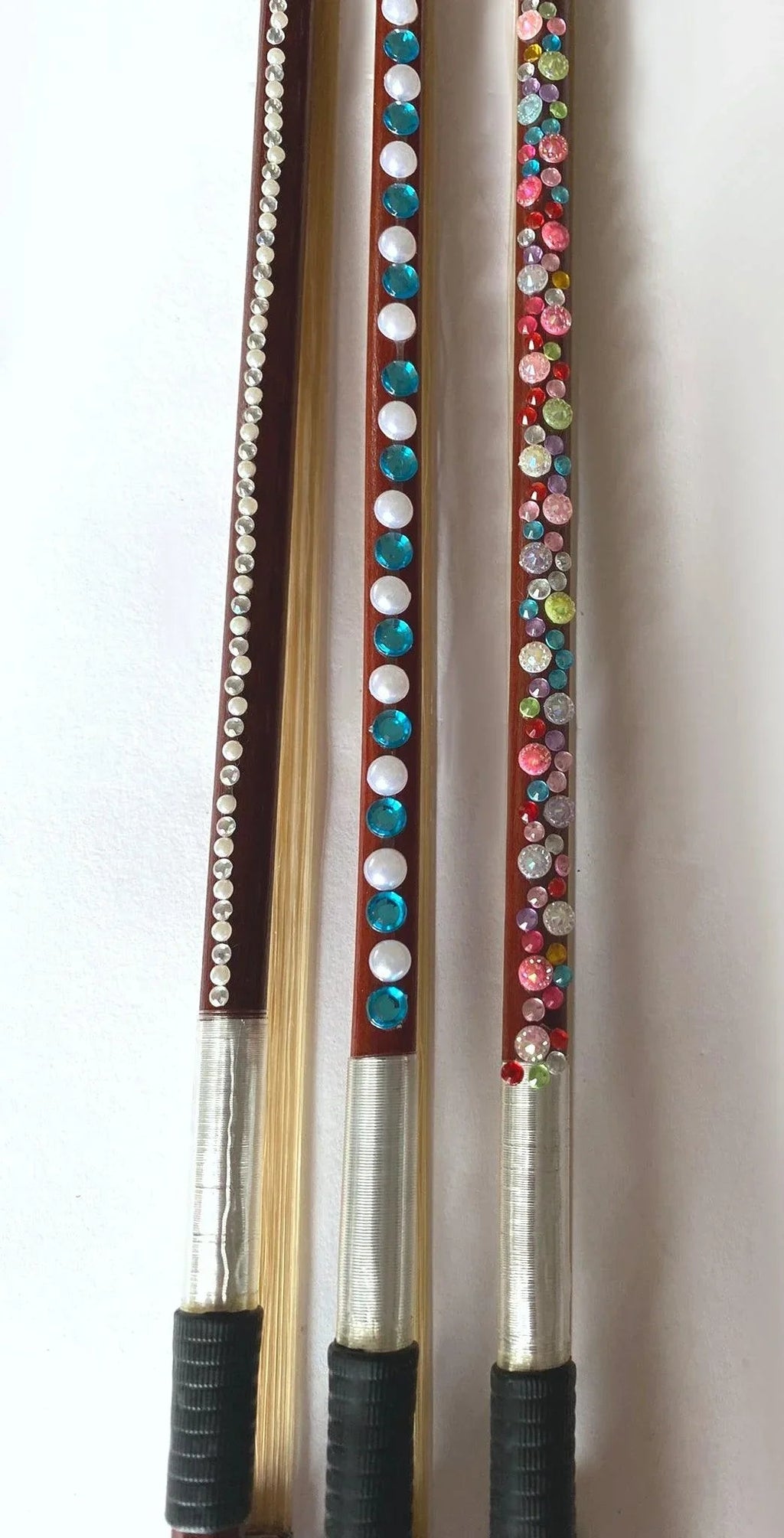 Rozanna's Bling Multi Color Violin Bow