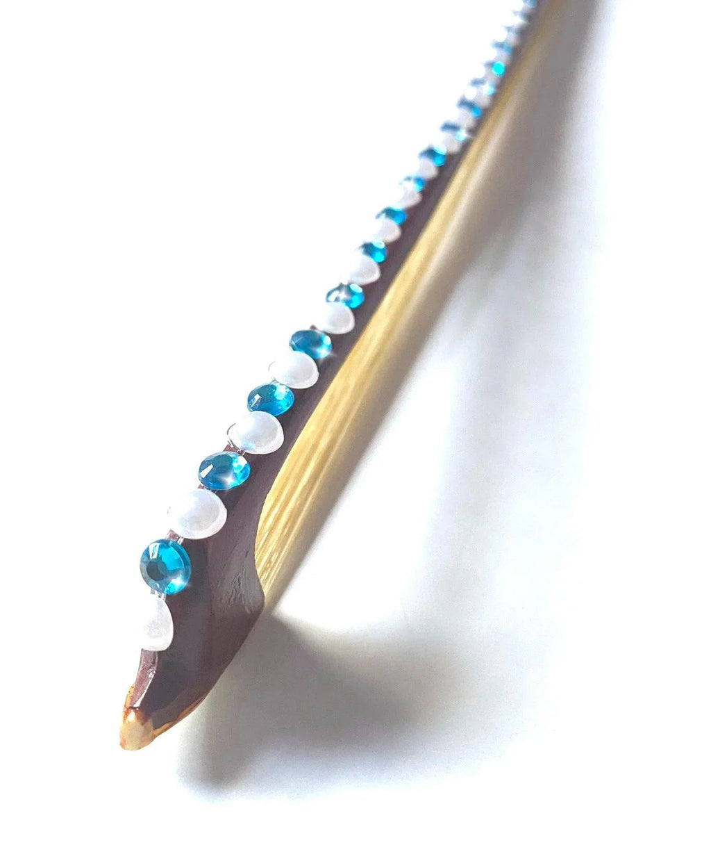 Rozanna's Blue Bling Violin Bow