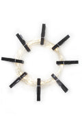 36 LED Matte Black Photo Clip String Light- Battery Operated