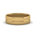 Brushed Mens Wedding Band