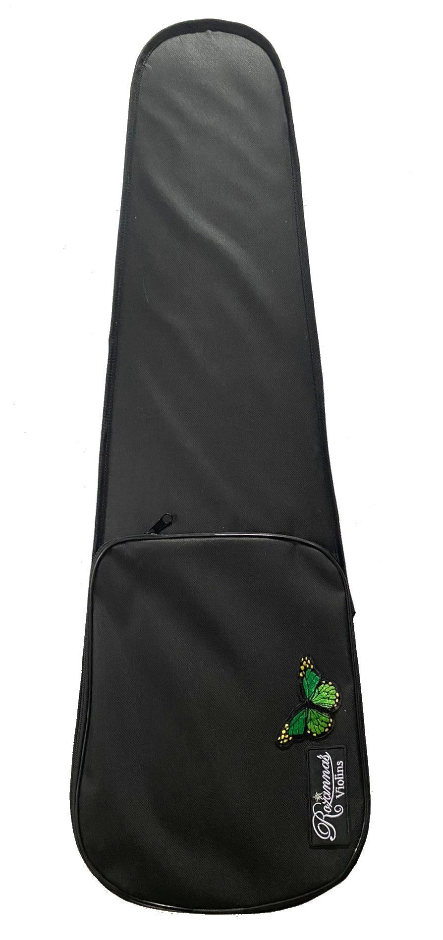 Magnolia Heaven Emerald Green Violin Outfit | Magnolia Flower Violin with Pearl Fine Tuners, Brazilwood Bow & Case