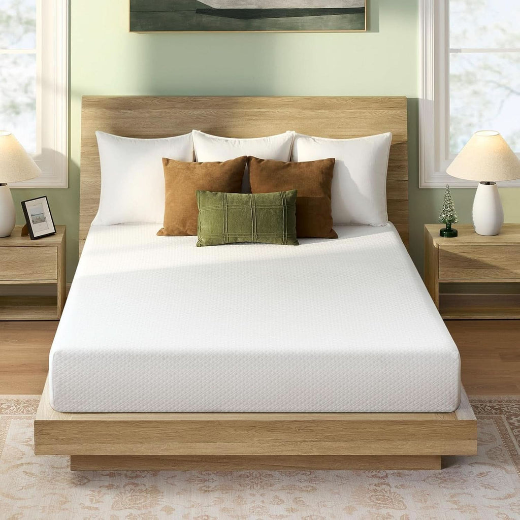 Twin TenInch Gel Memory Foam Mattress Certi PUR Certified